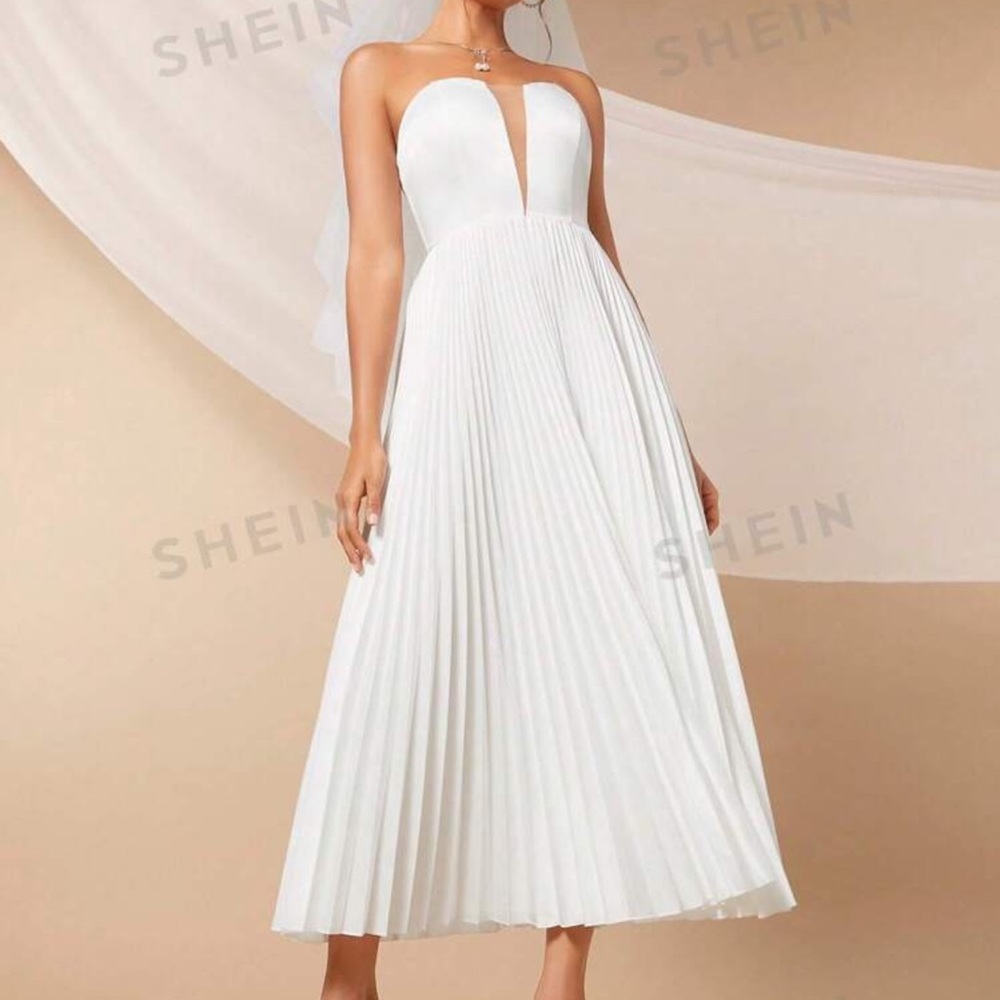 White Midi Dress